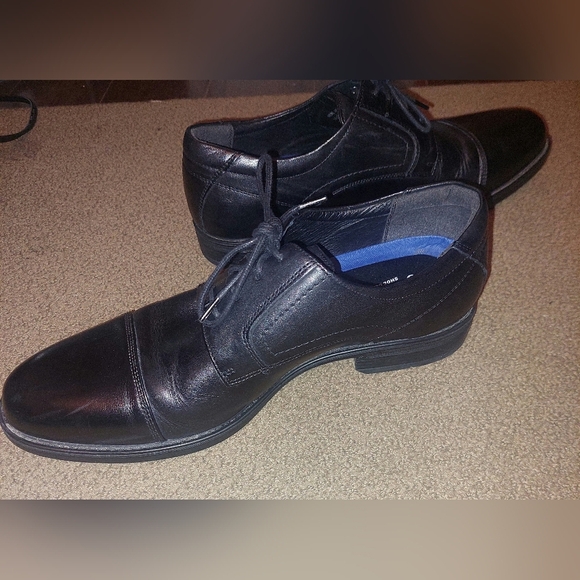 Florsheim Men Black Leather Oxford Shoes Timeless Design, Great Condition main image 6